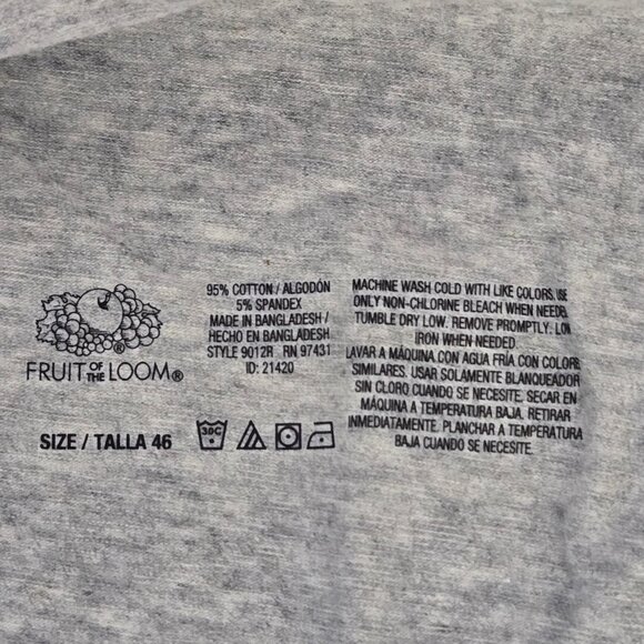 NWT | Fruit of the Loom 3 Pack Non-Padded Racerback Sports Bras | XLarge - Picture 6 of 6